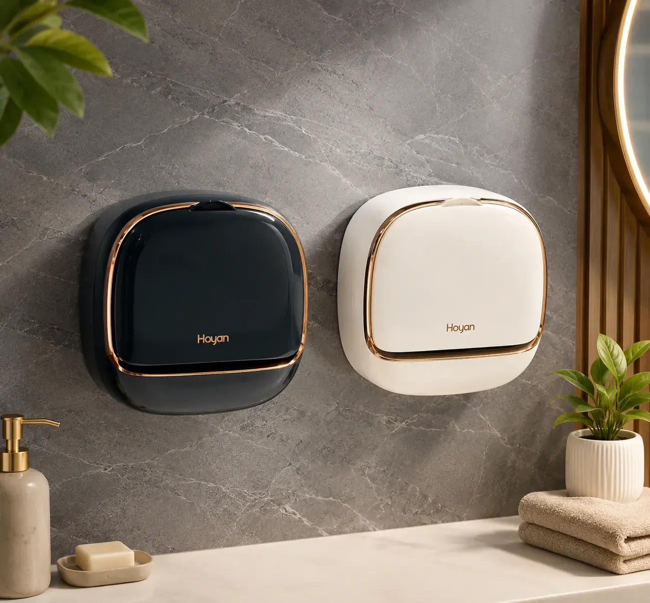 Modern Wall-Mounted Storage Dispensers